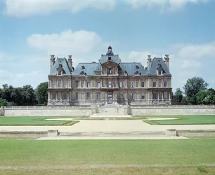 Ansicht der Ostfassade des Château de Maisons-Laffitte, gebaut 1642-51